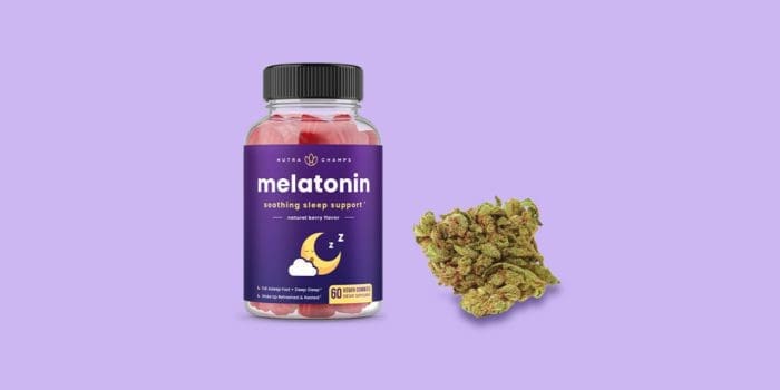 ¿Interactúa la melatonina con el cannabis?